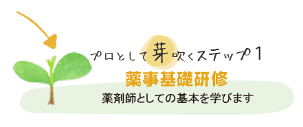 薬事基礎研修　薬剤師としての基本を学びます